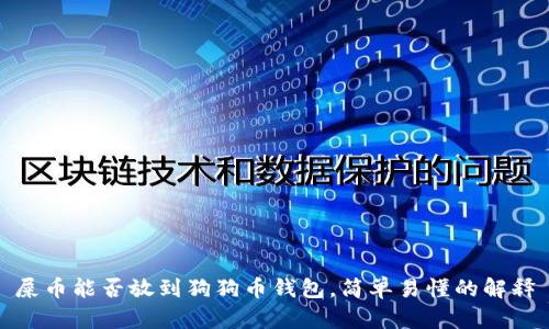 屎币能否放到狗狗币钱包,简单易懂的解释