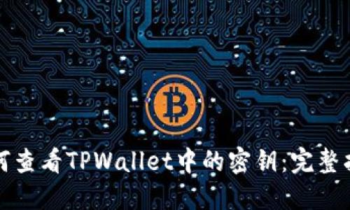 如何查看TPWallet中的密钥:完整指南
