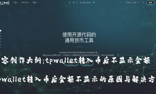 内容创作大纲:tpwallet转入币后不显示金额
tpwallet转入币后金额不显示的原因与解决方案